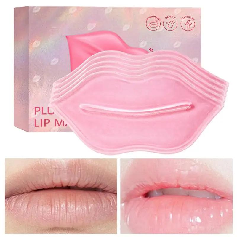 

5pcs Moisturizing And Plumping Lip Film Nourish Lip Repair Patch Lip Hydrating Repair Lip Film Repair Lines Lips Plumper Pad