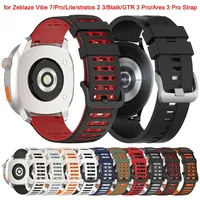 Silicone Strap for Zeblaze Vibe 7/Pro/Lite/stratos 2 3/Btalk/GTR 3 Pro/Ares 3 Pro Bracelet GTS 3 Pro/Plus 22mm Replacement Band