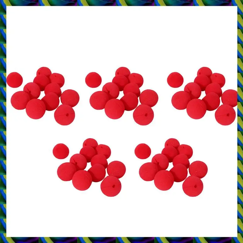 Setiap Hari 50 Buah Hidung Badut Spons Bola Merah Menggemaskan untuk Dekorasi Pesta Pernikahan Gaun Ajaib Kostum Halloween Natal