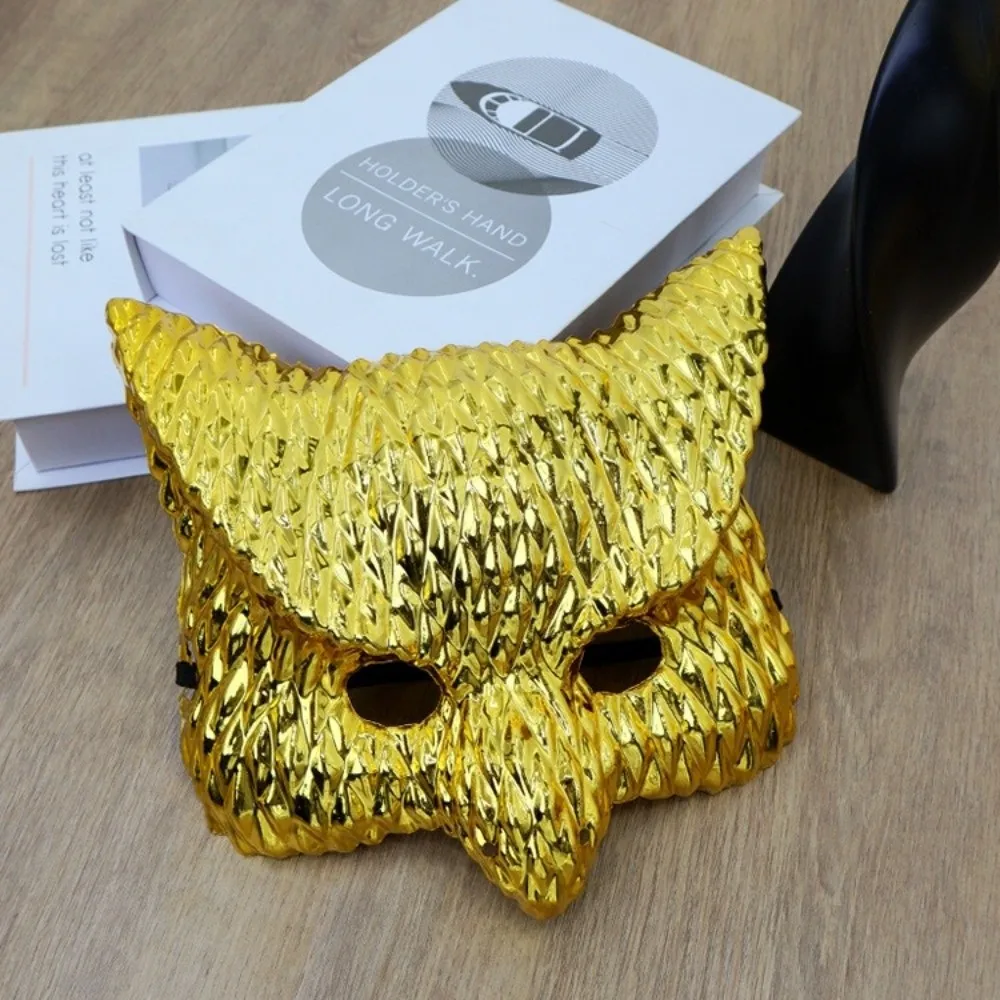 Retro Gouden Halloween Maskers Plastic Cosplay Kostuum Dierenmasker Elastisch Touw Cartoon Volgelaatsmasker Speler
