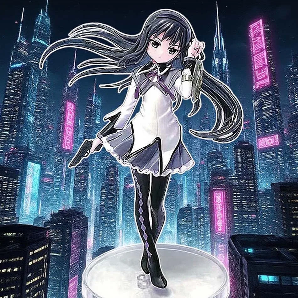 Hot sold Magical girl Anime Figure Kaname Madoka Action Figure Kawaii Akemi Homura Figurine cute Loli Collection Model Toy Gift