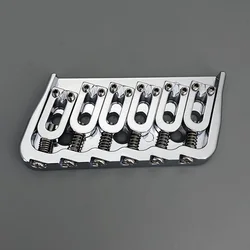 6 String Multi-Scale Fixed Guitar Bridge 18 Degree Angle Chrome