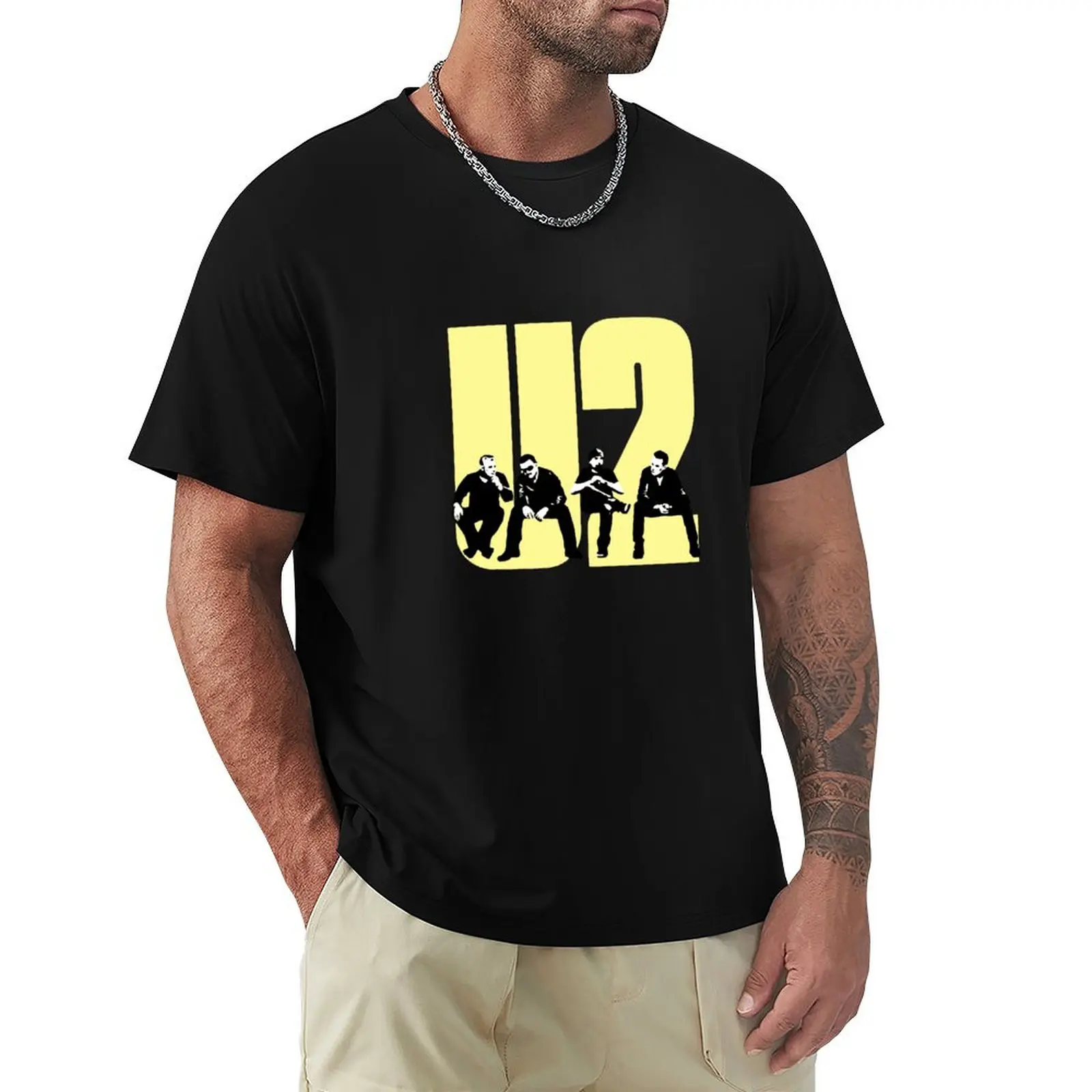 

Copy of Reflections<><u2 music u2 music ,u2 ,u2 T-Shirt Urban Style Casual Short Sleeve Top