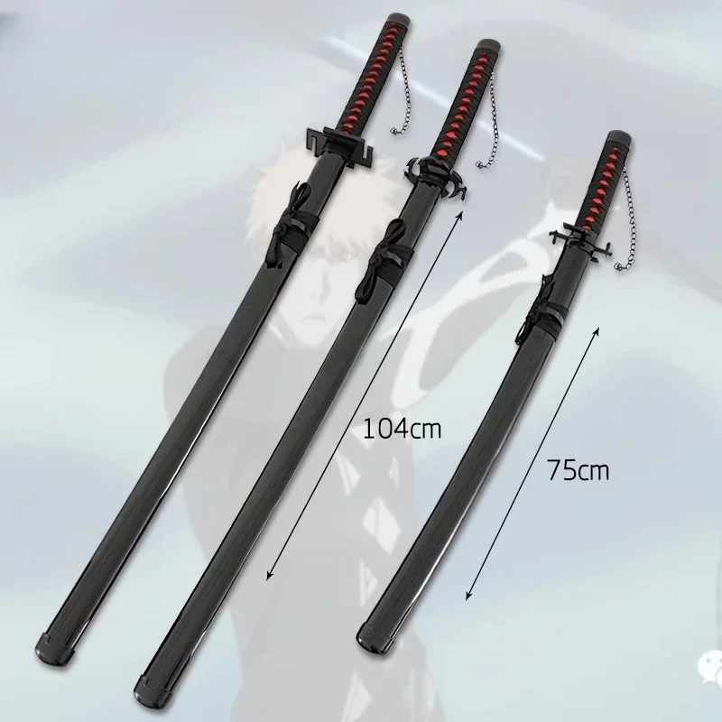 Anime Bleach Katana Holz-Ninja-Klinge Aizen Sousuke Cosplay-Requisite Schwert in Originalgröße Japanisches Katana Samurai-Säbel Spielzeug Geschenk – Detail 13