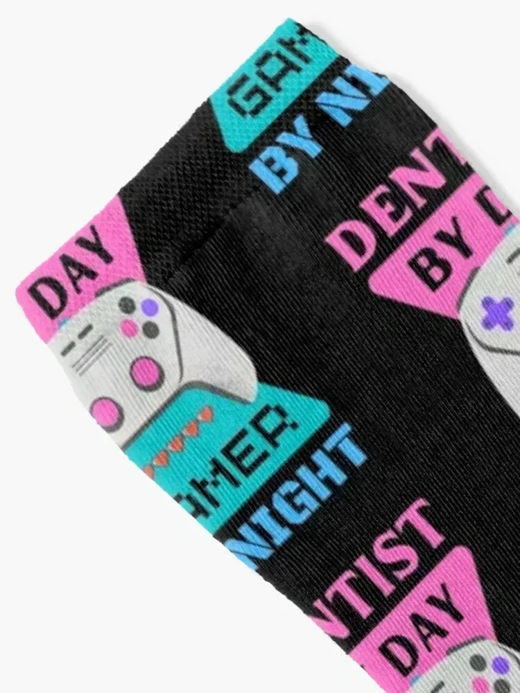 Dentist By Day Gamer By Night Socks Lots funny sock Heating sock Mens Socks Women's