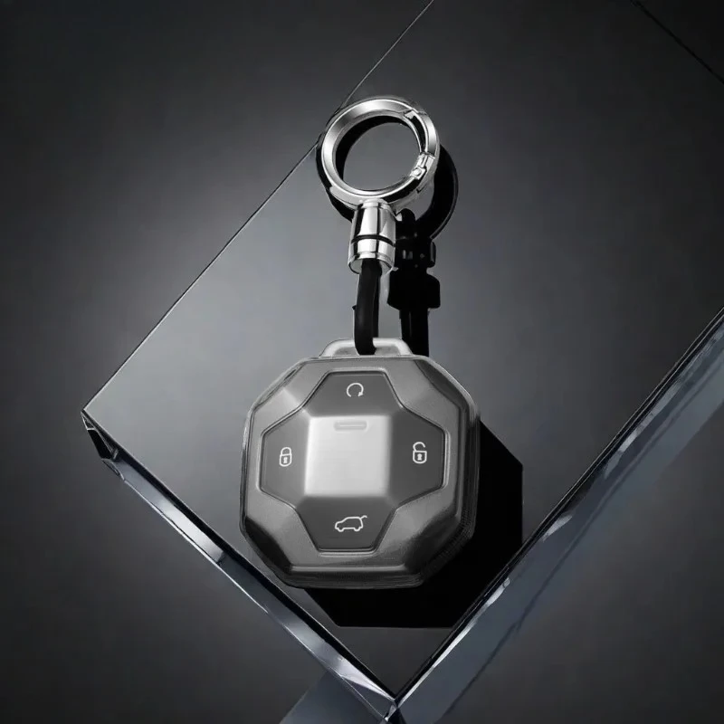 

Автомобильный смарт-брелок из ТПУ, чехол для брелока для Chery Jetour Traveller T2 2023 2024, защитный держатель, аксессуары для ключей