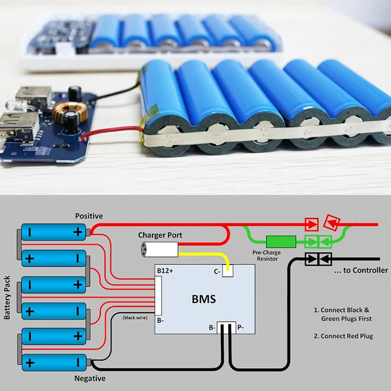 12V 24V 36V 48V 52V 60V 60AH Lithium Ion Battery Pack Built in BMS Perfect For Street Light image 4