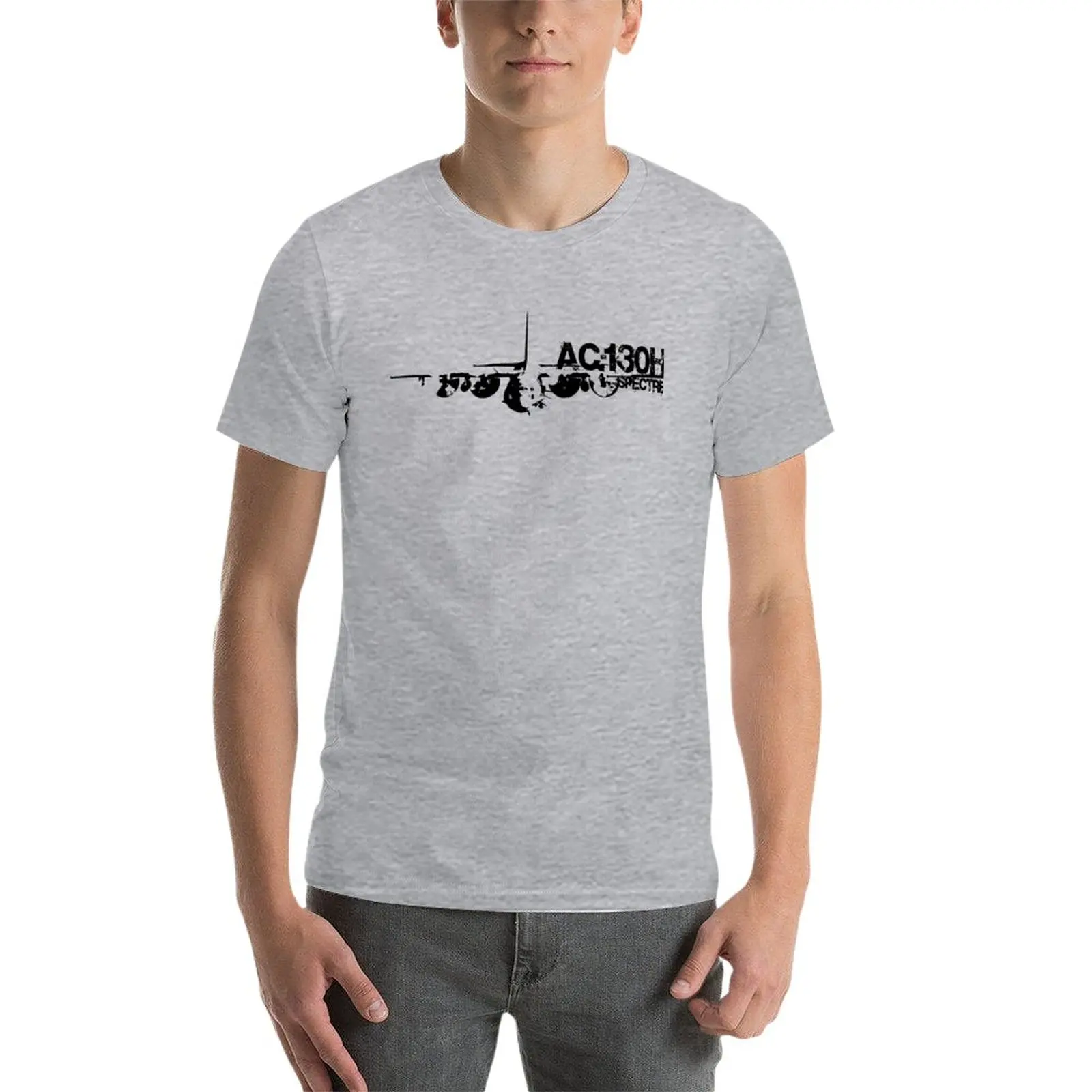 New AC-130H Spectre T-Shirt funny t shirt vintage clothes Anime t-shirt sweat shirts Men's clothing