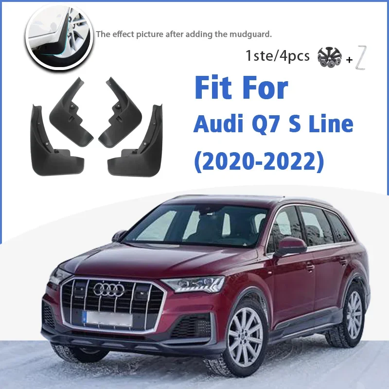 

Mudguard For Audi Q7 S Line 2020 2021 2022 Front Rear Mudflaps Mud Flap Mudguards Accessories Auto Styline Splash Guard Fender