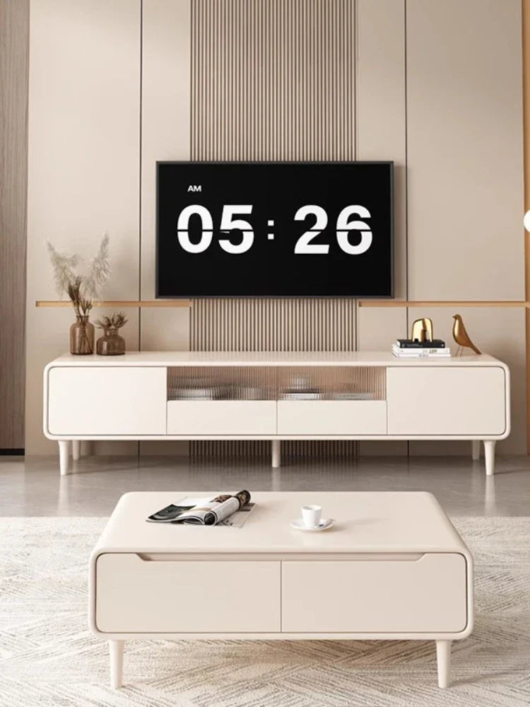 طاولة تلفزيون فاخرة خزائن غرفة المعيشة عرض موقف خزائن الملفات الجانبية 65 بوصة تلفزيون ذكي Meubles أثاث التلفزيون