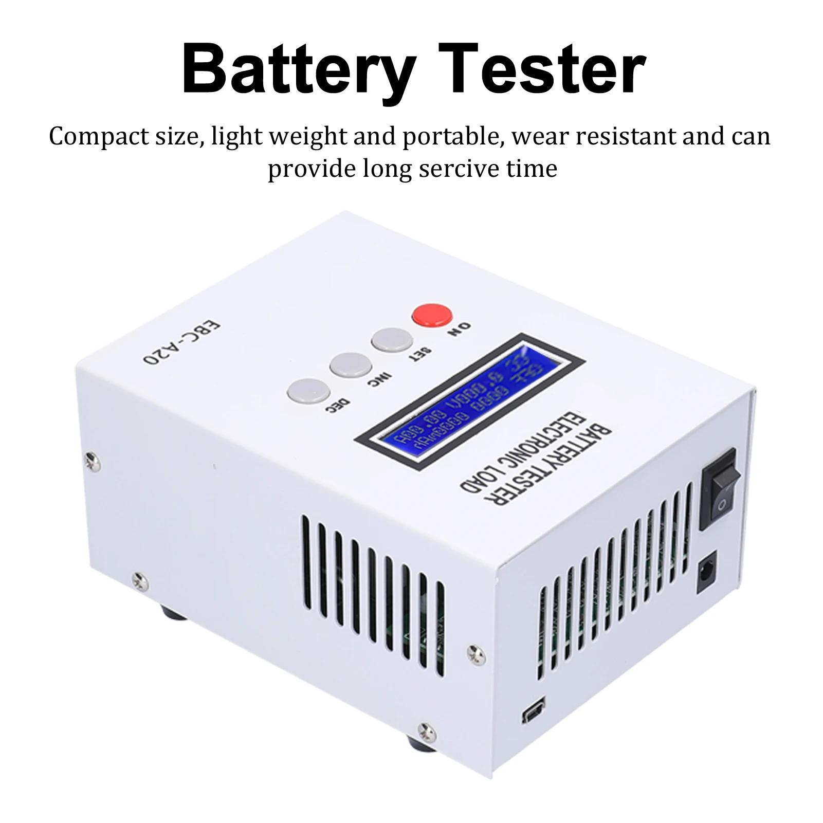 EBC-A20/EBD-A20H Battery Tester 30V 20A 85W Lithium Batteries Test  5A Recharge 20A Discharge Support  Online Software Control