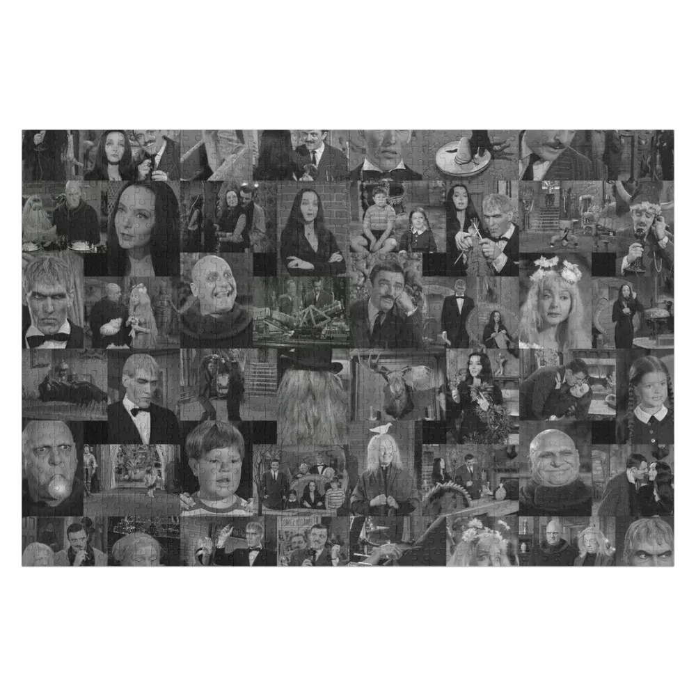 

Addams Family Jigsaw Puzzle Wooden Adults Children Custom With Photo Personalised Name Puzzle