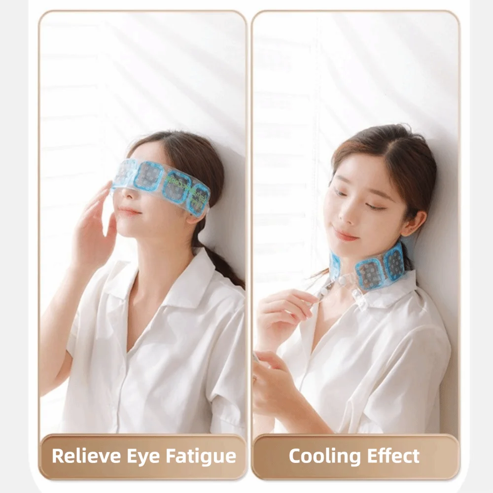18/28 ℃ Neck Cooler Collars Summer Gadget Portable Cooling Neck Wrap Hanging Neck PCM Neck Cooling Tube Cooling Supplies