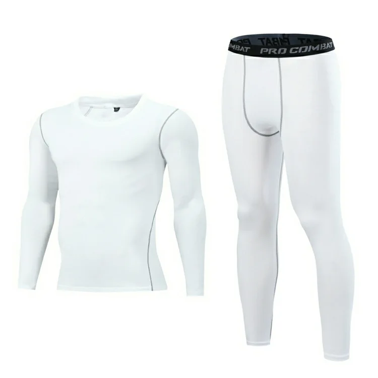 

Spring Sport Quick Dry Men's Running Sets Training Sportswear Gym Fitness Compression Suit Jogging Tight Sportswear Clothes