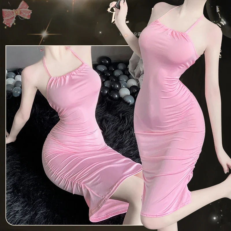 Cosplay Nurse Underwear Costume Sexy Slim Passion Perspective Dress Pure Desire Pajamas Set Women Lingerie Outfit