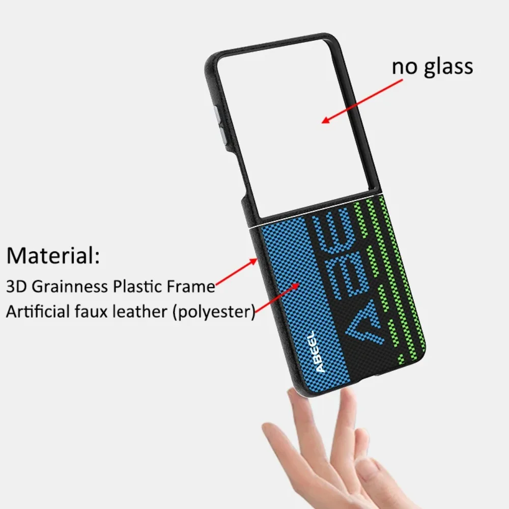 حافظة هاتف مغناطيسية رائعة وفريدة من نوعها عالية الجودة لهاتف سامسونج جالاكسي Z Flip 7 لهاتف Magsafe غطاء خلفي مميز مقاوم للصدمات