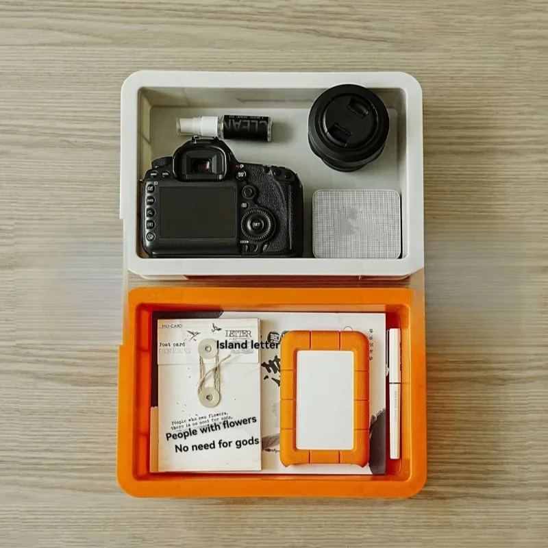 Multi-purpose Utility Crate Portable Stackable Organizer Outdoor Camping Storage Box With Lid Dustproof Gear Container For Car - Image 2