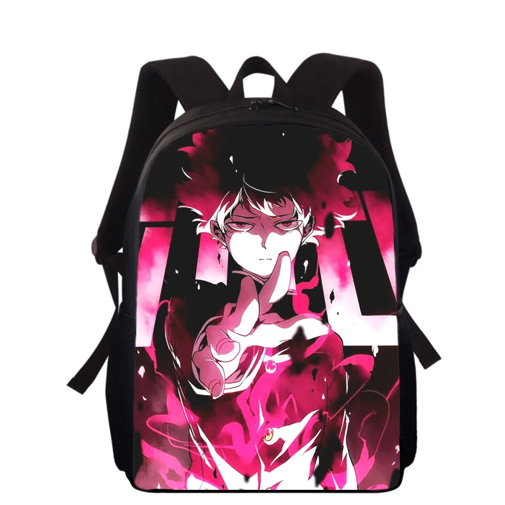 Mob Psycho Anime 16 "3D-Druck Kinder Rucksack Grundschule Schult aschen für Jungen Mädchen Rucksack Schüler Schulbuch Taschen