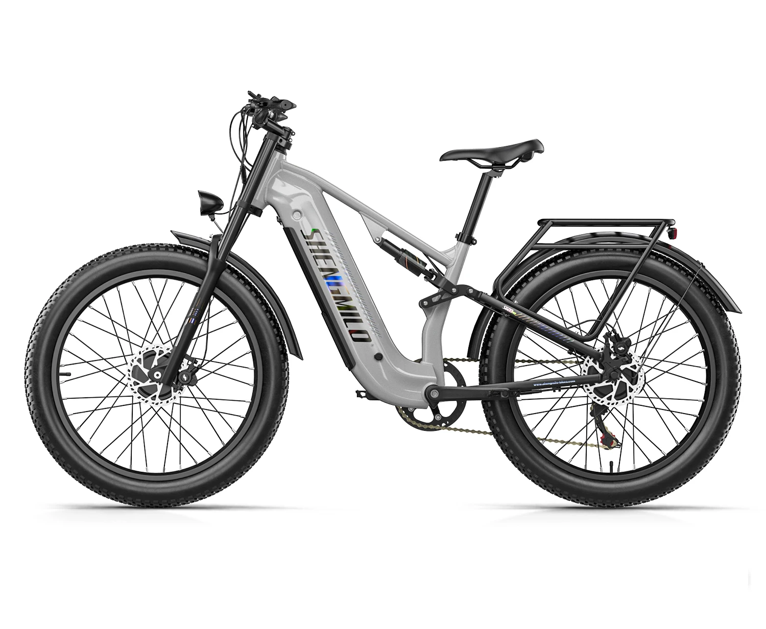 Shengmilo S600 Pro Elektrofahrrad für Erwachsene, Dual-Motor, Fat Tire E-Bike, 48V25AH Akku, 26 Zoll E-Mountainbike, All-Terrain Elektrofahrrad – Detail 22