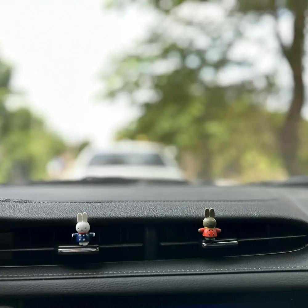 Cute Miffy Car Center Console Ornament The Miffy Rabbit Figurine Is The First Gift for Decorating The Car's Outlet
