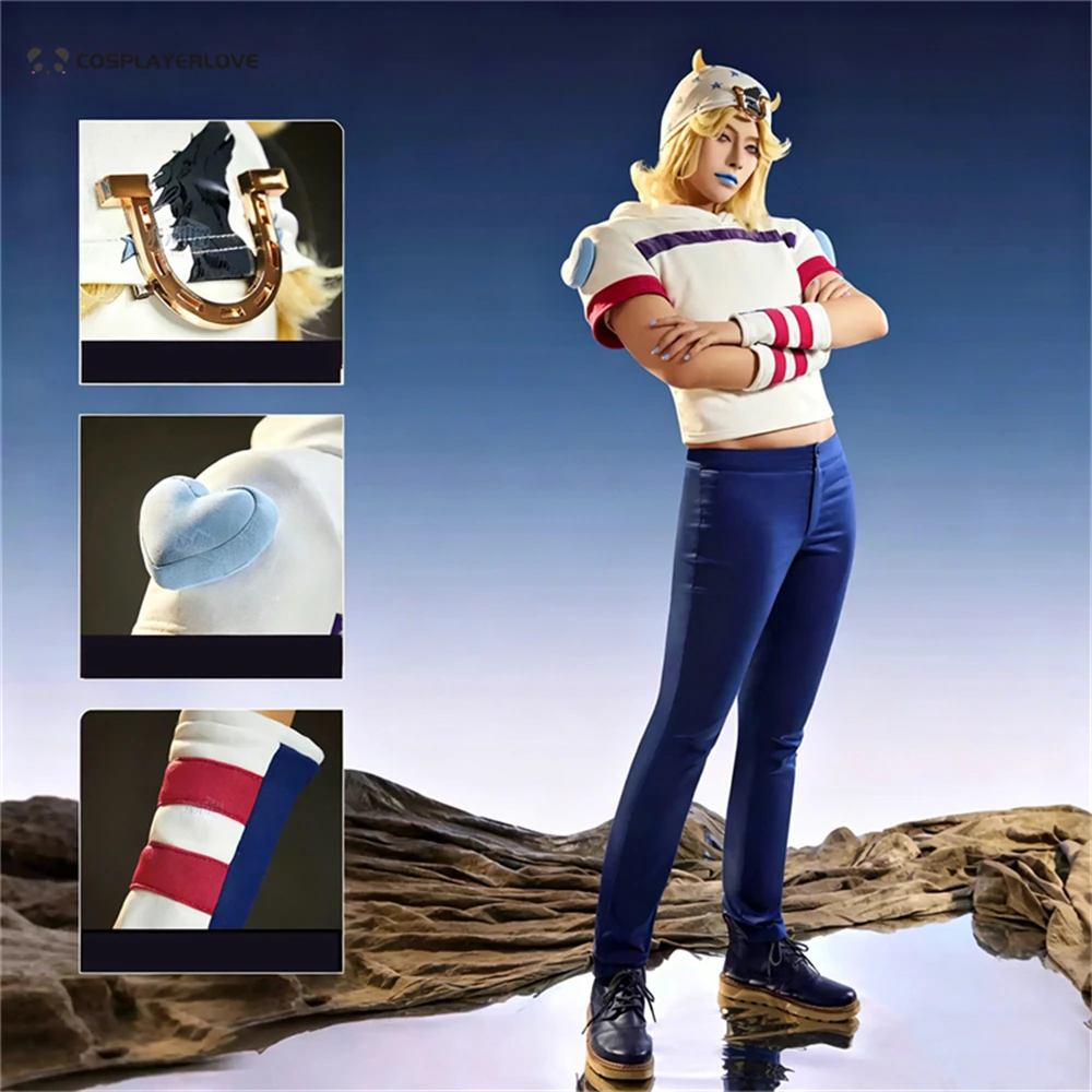 

Steel Ball Run Johnny Joestar Halloween Christmas Cosplay Costume Outfit