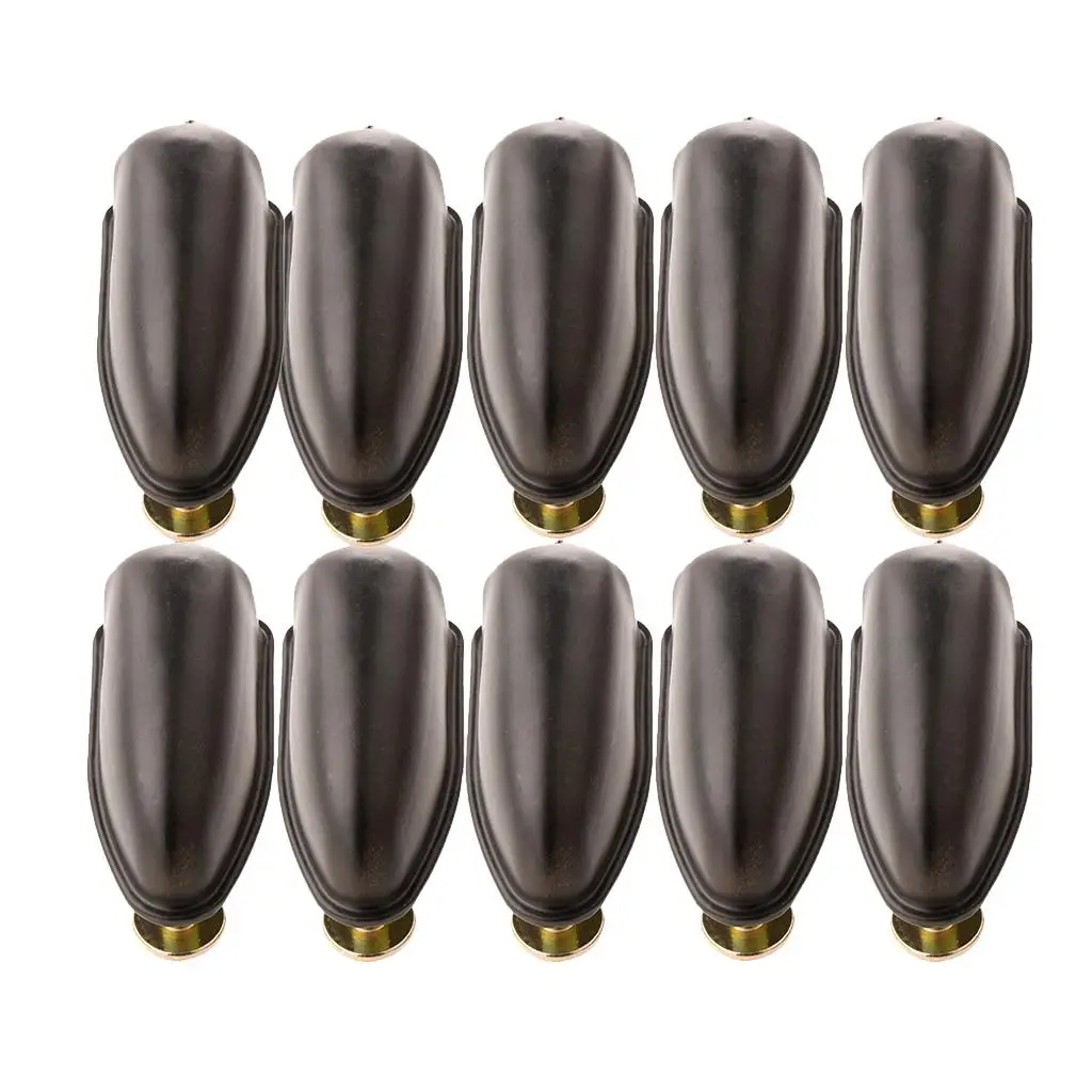 Practical 10Pcs Metal Drum Set Lugs Tom Snare Bass Drum Claw Hooks Black