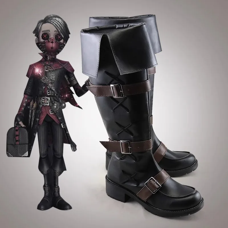 

Games Embalmer Aesop Carl Cosplay Costume Shoes Handmade Faux Leather Boots