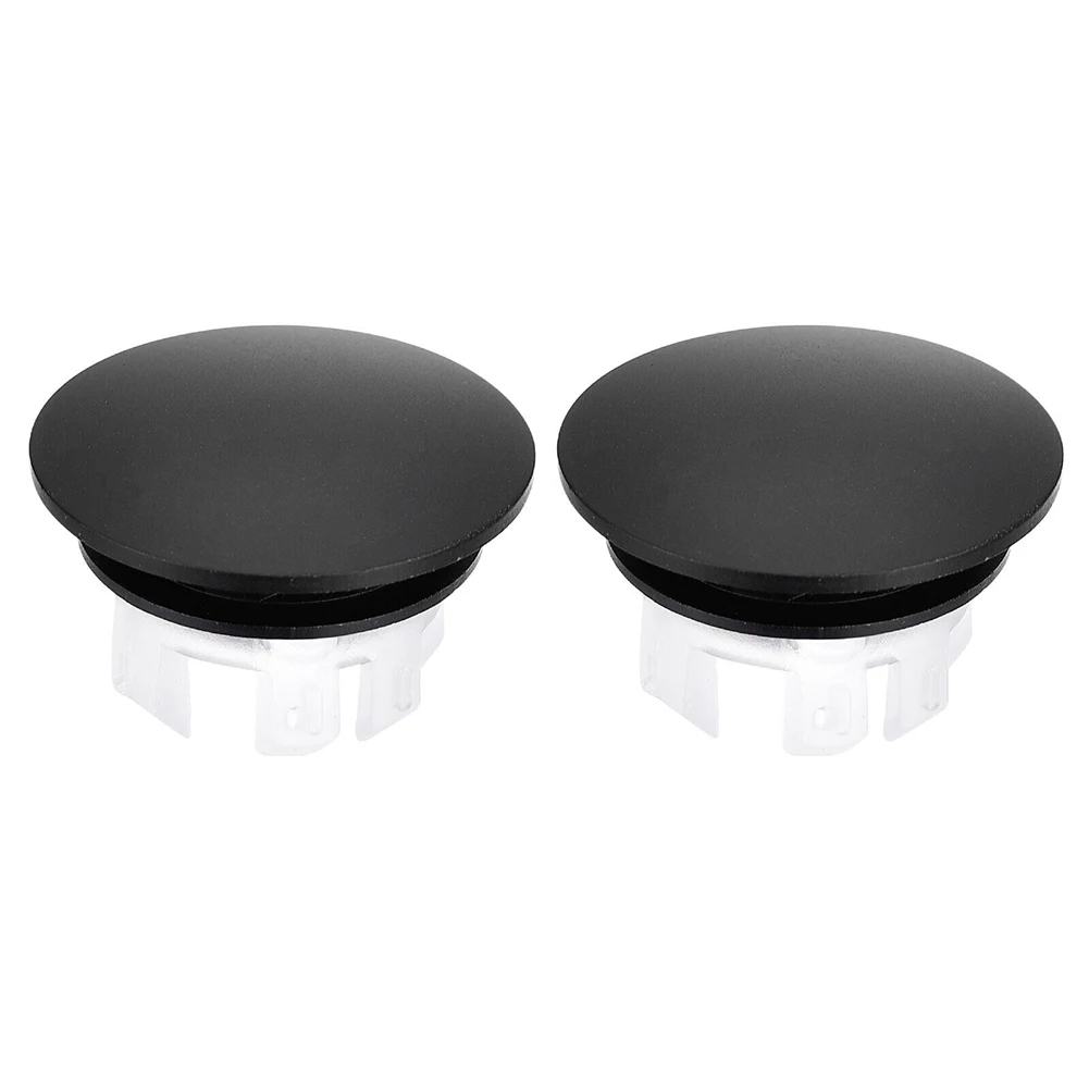 

Stylish and Trendy Sink Trim Overflow Cover 2Pcs Black Insert Ring for 22 5mm Hole Suitable for Various Basins
