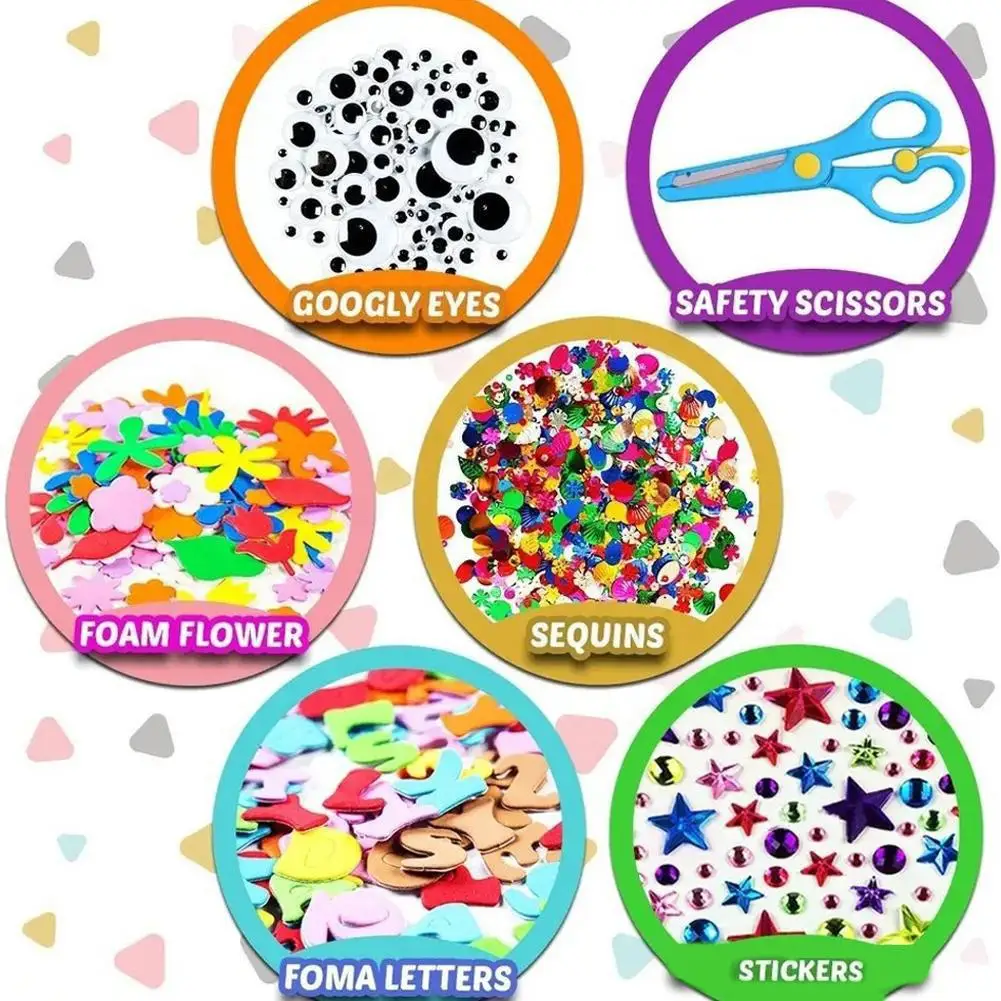 Vilten bal DIY Craft Kit voor kinderen Niet-giftig Educatief zintuiglijk speelgoed Voorschoolse kunst Ambachtelijk materiaal Hulpmiddel voor kleuterschool Speelspeelgoed