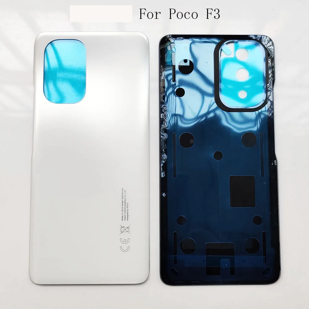 For Xiaomi Poco F3 5G Battery Cover, Gorilla Glass Back Cover , Replacement Rear Housing Door With CE Adhesive