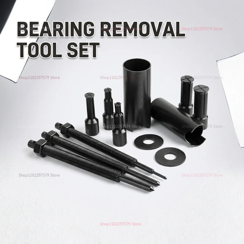 Kit Extractor de Rodamientos de Rueda para Motocicleta y Bicicleta de 9-23 mm, Herramientas de Reparación Manuales, Herramienta de Extracción de Engranajes para la Eliminación de Rodamientos Internos