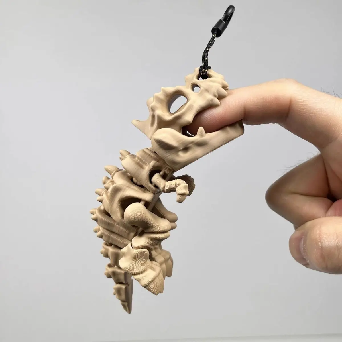 Tyrannosaurus rex pendant bone movable joint dinosaur antique texture keychain decorative ornament personality cute trend