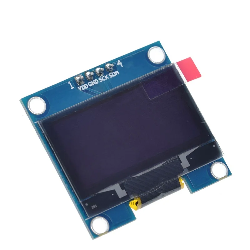 Módulo OLED para Arduino, Display LED LCD, cor branca e azul, 4 pinos, 128x64, IIC, I2C