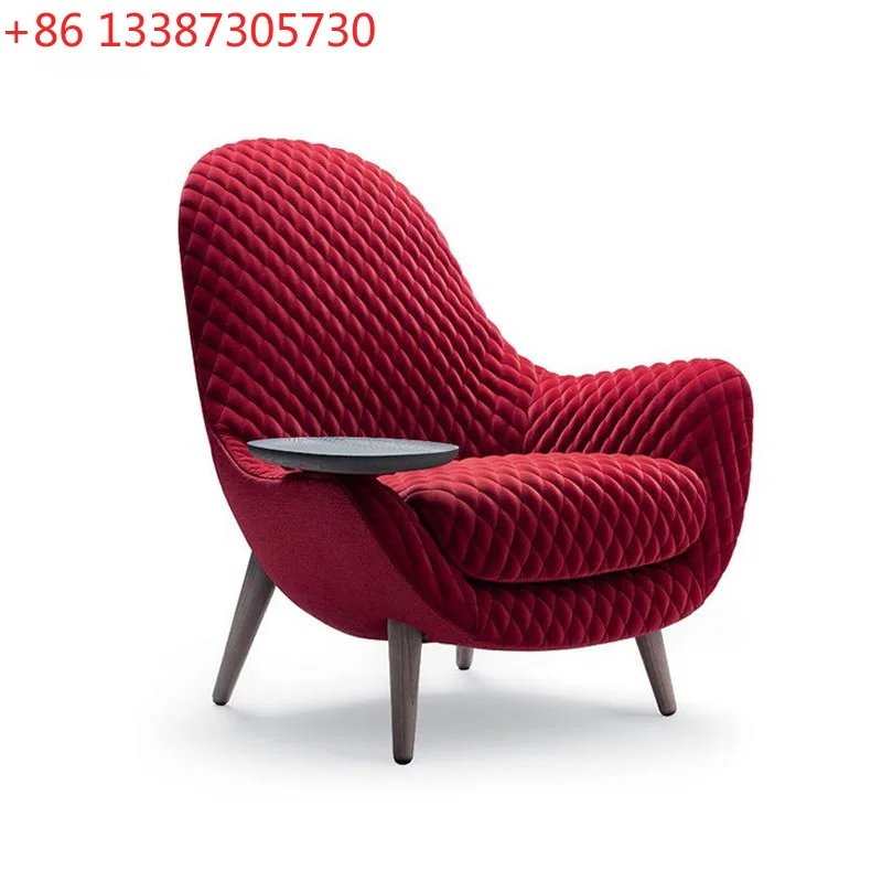 

Тканевое одноместное кресло для отдыха, креативное кресло-диван из стекловолокна для отеля