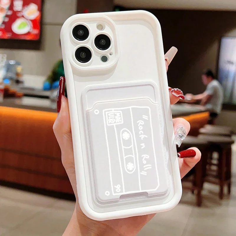 لطيف وكمان المحفظة حامل بطاقة حقيبة جراب هاتف ل Xiaomi Mi 14 14T 13 13T 12 12T Pro 11 Lite 5G Poco F5 X5 X6 M6 Pro غطاء ناعم #3