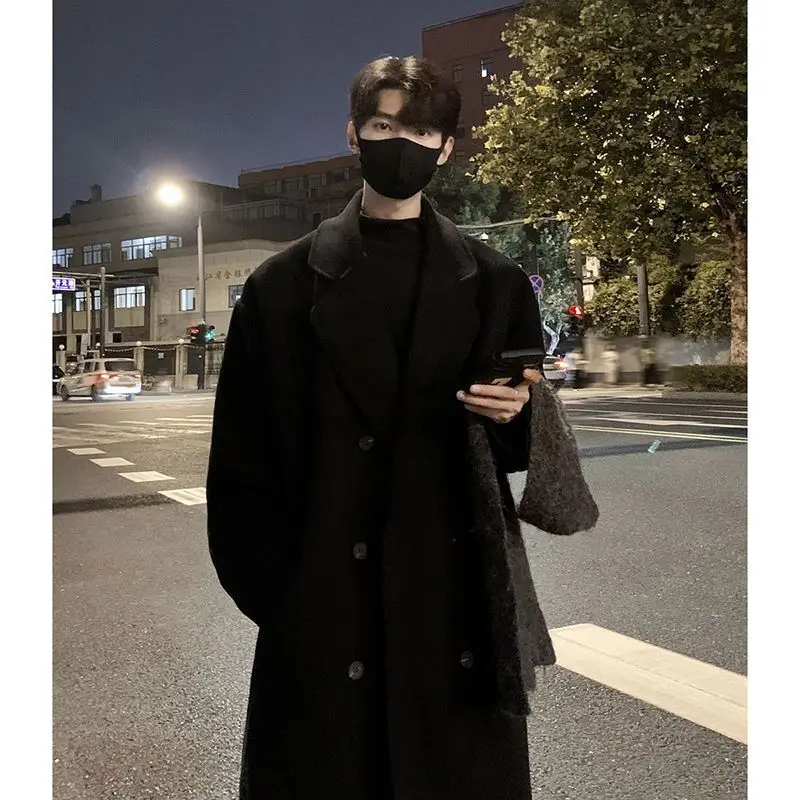 

Пальто из шерстяной смеси с бахромой для мужчин: подарки на Рождество, Новый год, День святого Валентина, День благодарения, Хэллоуин, праздники, День рождения, годовщину