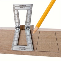 Dovetail Marker Dovetail Scribing Tool Hand Cut Wood Joints Gauge Dovetail Guide Tool Dovetail Template Size 1:5-1:6 and 1:7-1:8