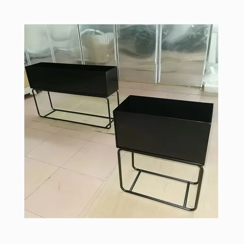 

Pot Box Metal Garden Pot Outdoor Standing Planting Box Raised Garden Bed Premium