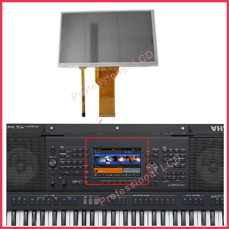 Para Yamaha PSR-SX700 PSR-SX900 pantalla de matriz LCD Original de 7 pulgadas con reemplazo de pantalla táctil Yamaha PSR SX700 SX900