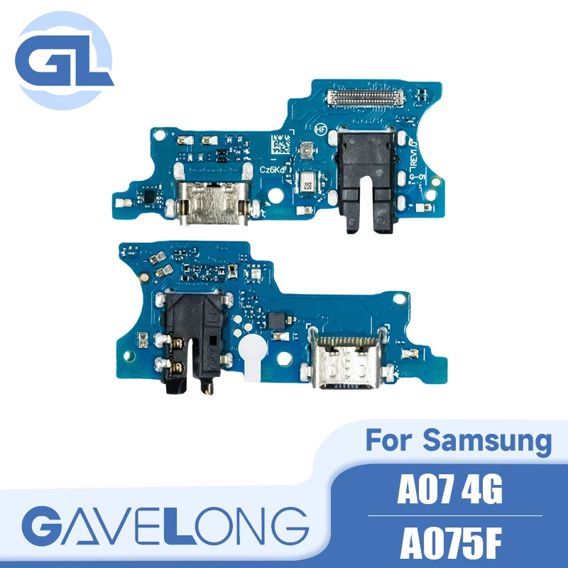 GAVELONG For Samsung A07 4G New Dock USB Charger Board Port Connector Charging Flex Cable