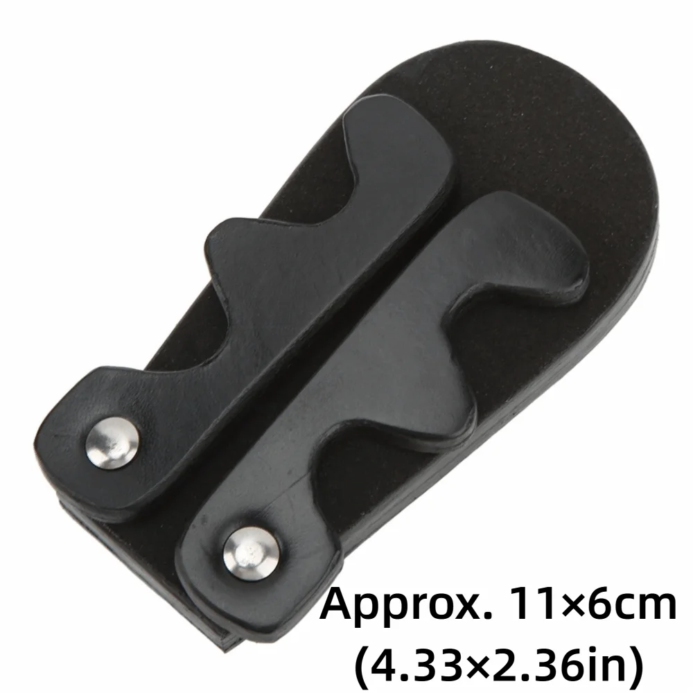 Billiard Accessories Portable Billiard Cue Rack 4 Holes Foldable Snooker Stick Holder Leather Pool Cue Holder Snooker Table