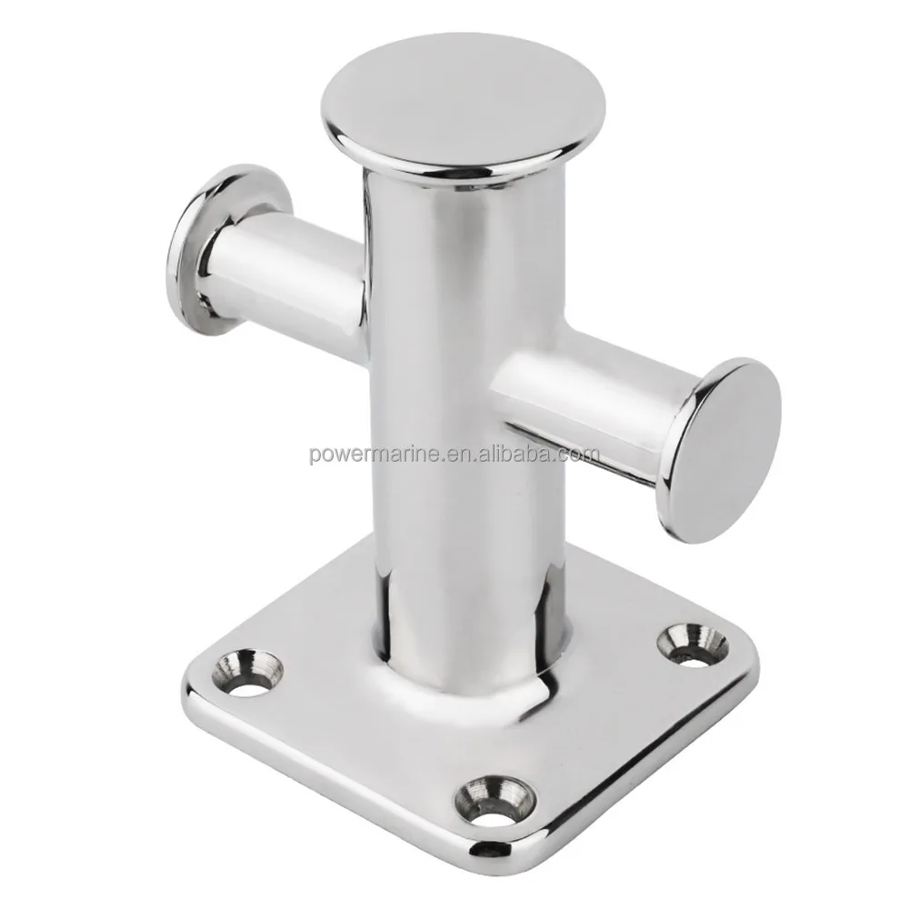 

AISI 316 Stainless Steel Marine Hardware Single Bollard For Boat