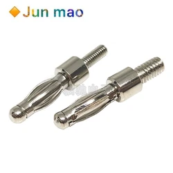 5pcs M3/m4 banana plug with screw thread 3mm4mm high current lantern type pressure bar banana lantern plug