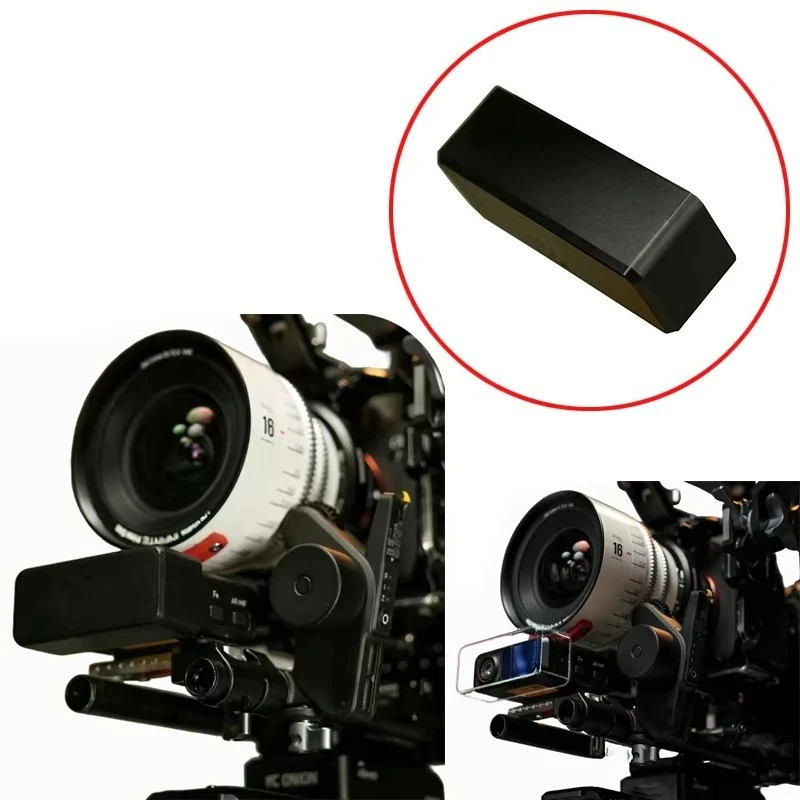 For DJI Focus Pro LiDAR Sensor Protector 3D Printed Guard Cover with Non-Slip Silicone Liner Scratch-Resistant Camera Accessory