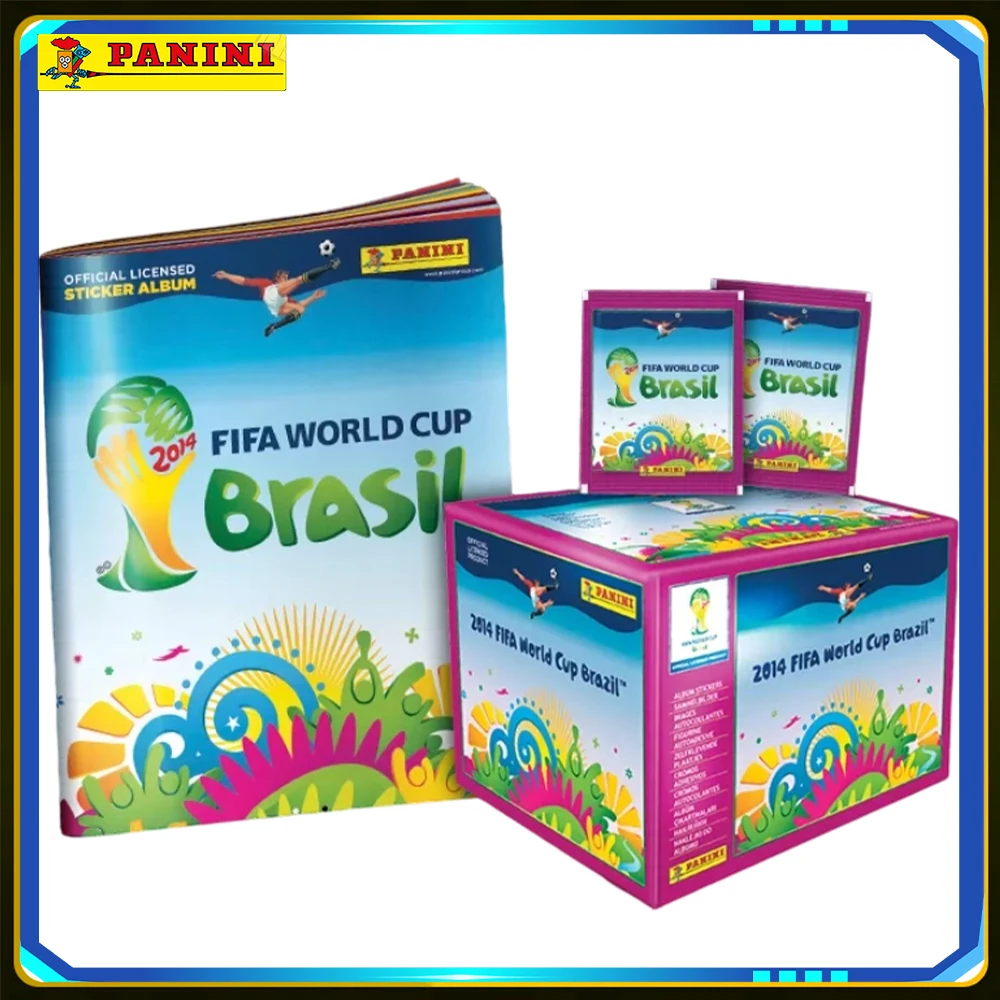 2014 Brazil World Cup Panini Sticker Packets Rare Player Football Stickers Complete Collection Hobby Gift for Soccer Collectors