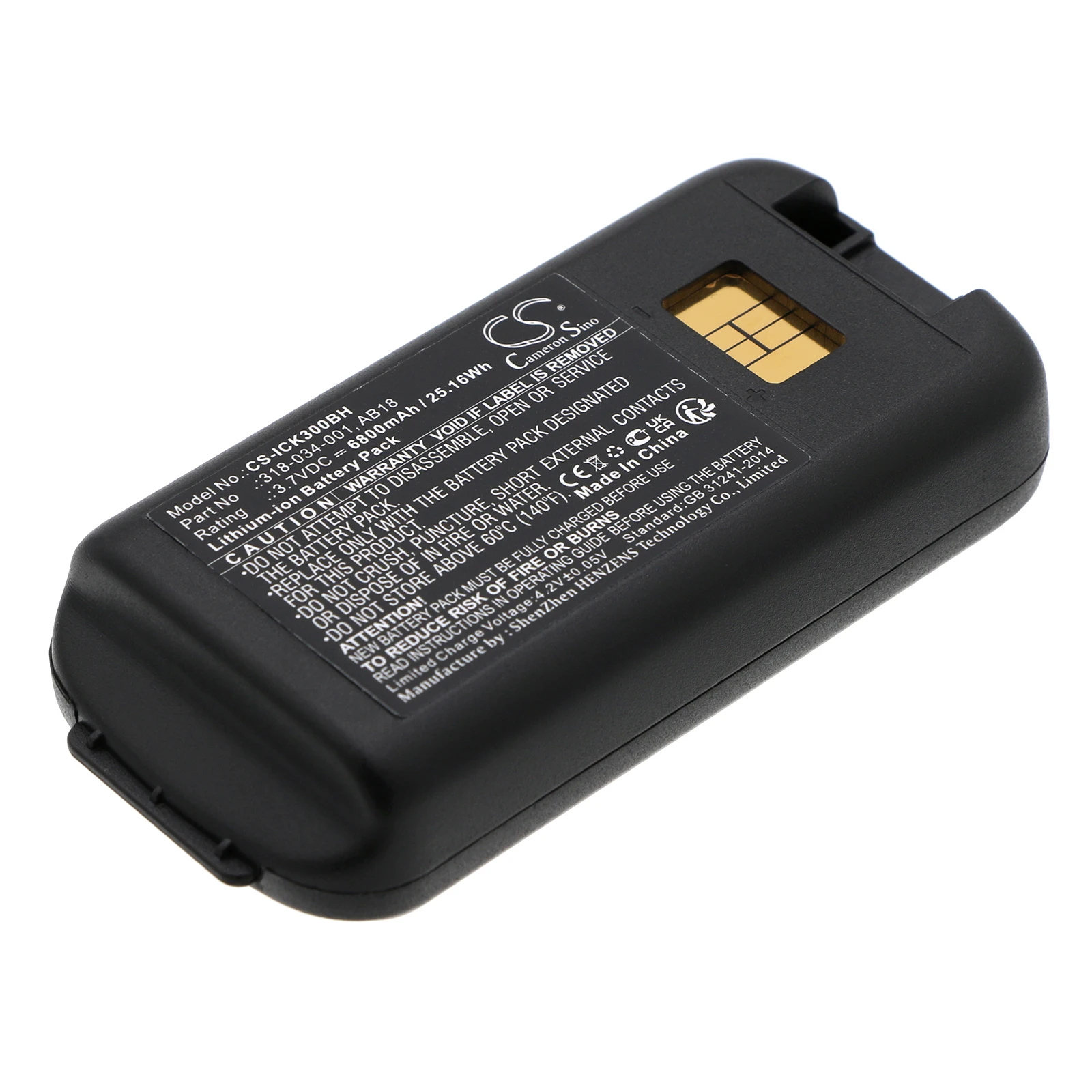 Barcode Scanner Battery 3.7V/5200mAh/6800mAh AB18,AB17,318-033-001 for Intermec CK3,CK3A,CK3X,CK3R,CK3C,CK3C1,CK3N,CK3N1,EDA61K