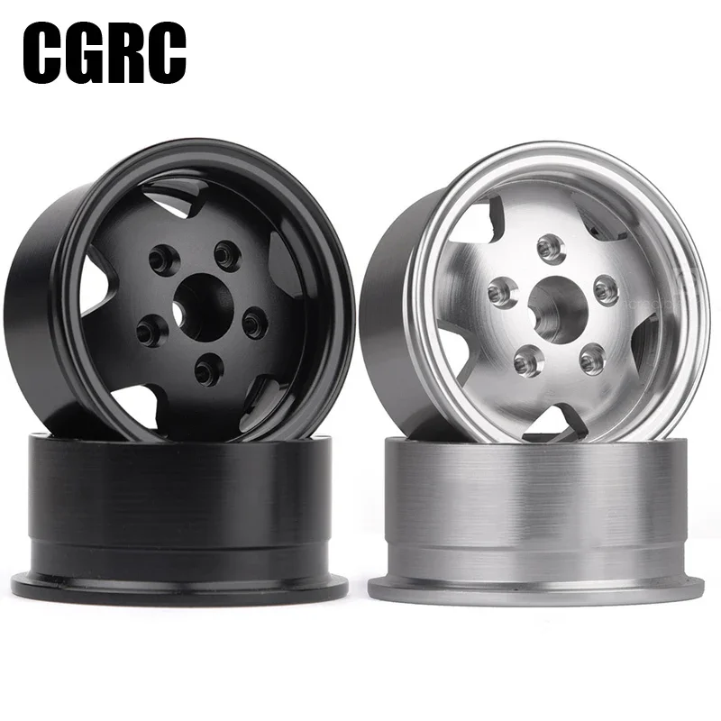 

2x 1.9 Inch Metal Beadlock Wheel Hub For 1/10 RC Crawler Climbing Car TRX4 TRX6 G63 D90 D110 Axial SCX10 90046 TF2 Range Rover 1