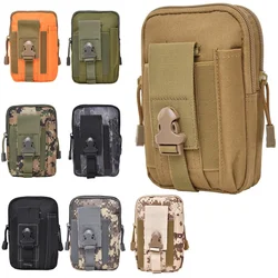 Molle Tactical Pouch Belt Waist Pack Men Small Pocket Survival Tool Bag for Running Travel Camping Hunting Airsoft
