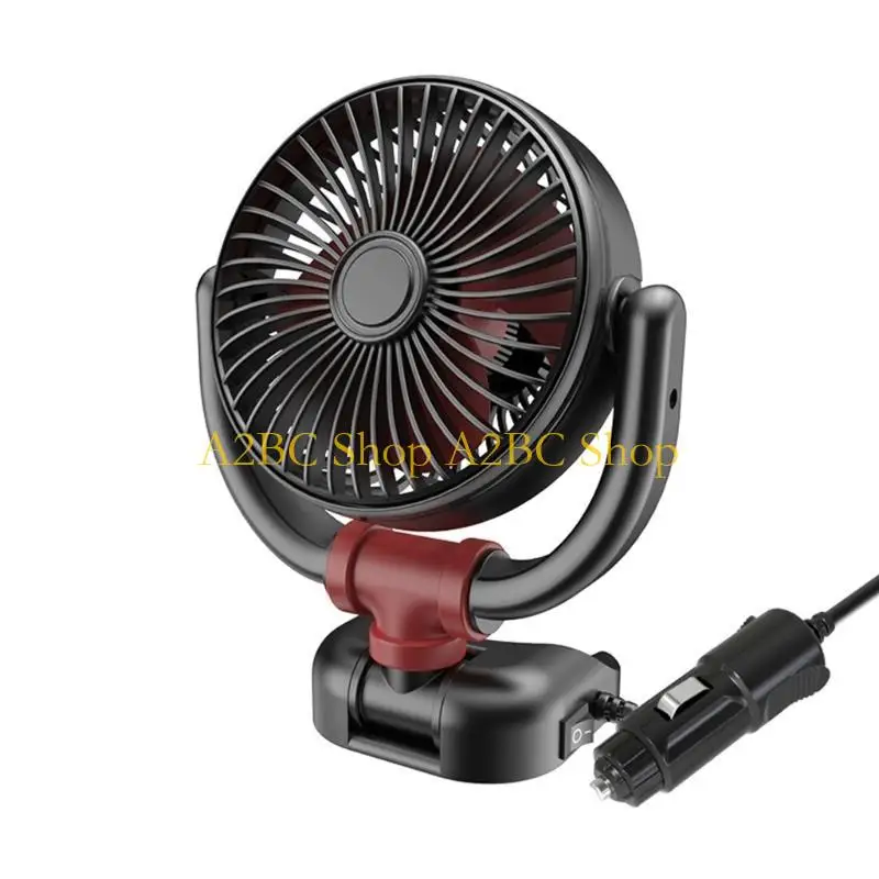 A2BC 5V 12V 24V Car Fan Cooling Fan Usb Car Fan 2 Speed Adjustable Coolers Air Fan