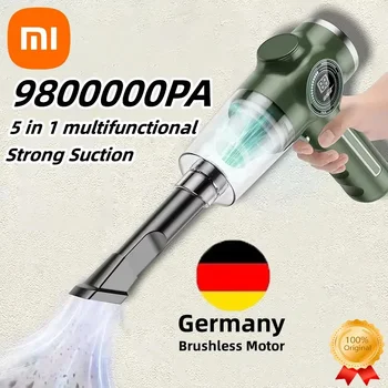 เสี่ยวมี่ 9800000 PA ไร้สายรถยนต์เครื่องดูดฝุ่นแบบใช้มือถือเปียกแห้ง Dual-ใช้ High Power เครื่องใช้ไฟฟ้าทําความสะอาดรถบ้าน